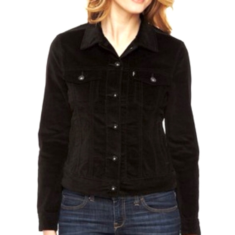 Levi's Black Women's Velvet Jacket
